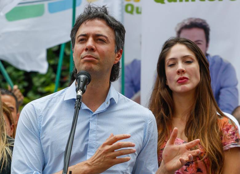 Daniel Quintero, alcalde suspendido de Medellín por presunta participación en política en favor de Gustavo Petro. FOTO: MANUEL SALDARRIGA