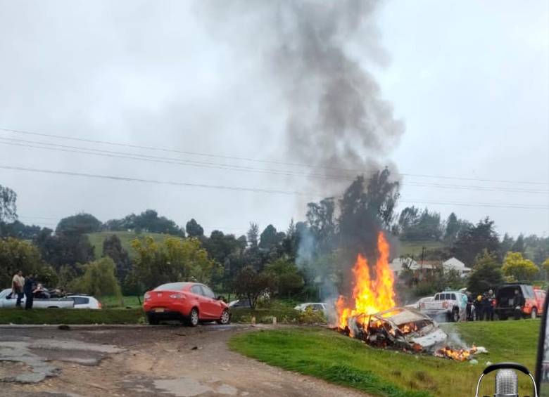 Las autoridades que atendieron el caso no han revelado las posibles causas del accidente. FOTO TOMADA DEL TWITTER
