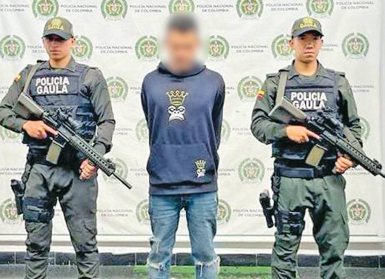 El sospechoso fue capturado en una habitación de hotel el pasado 12 de abril. FOTO: CORTESÍA