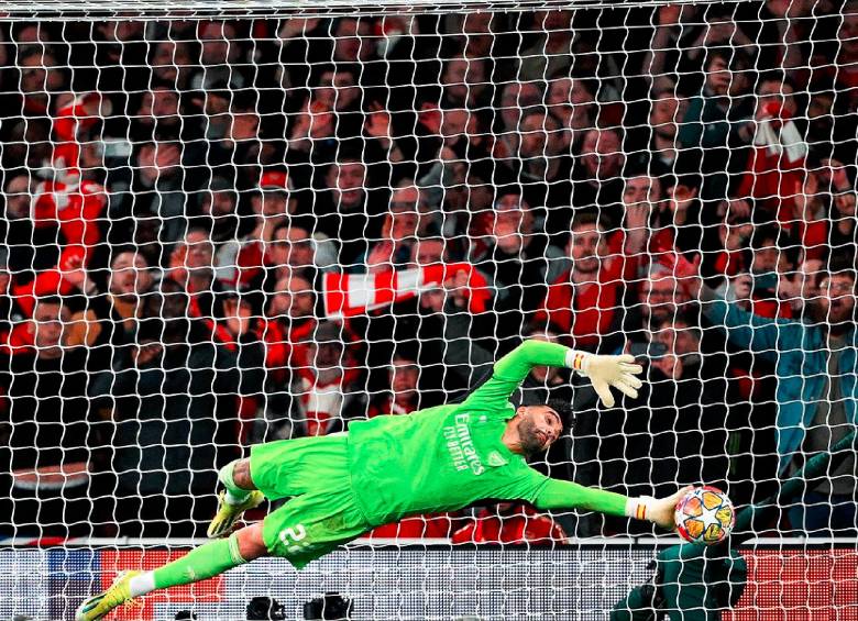 David Raya Martín fue la figura del encuentro gracias a sus buenas y salvadoras atajadas ante el Oporto. FOTO X-UEFA 