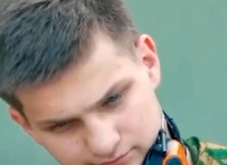 Este es uno de los hijos de Kadírov que irá a la guerra. FOTO: CAPTURA DE VIDEO