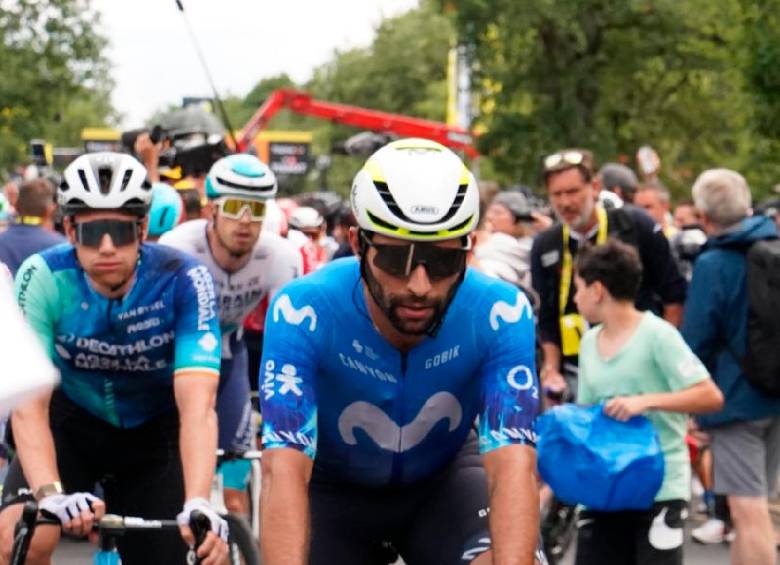 Fernando Gaviria cumple su tercera termporada con el Movistar. FOTO X-MOVISTAR