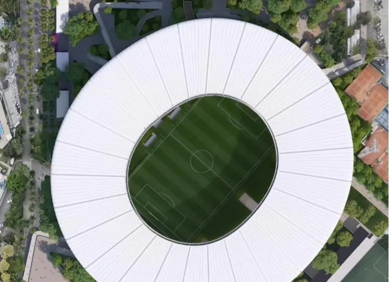 Aspecto del nuevo estadio Atanasio Girardot. FOTO: Cortesía Alcaldía 