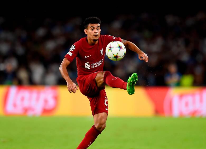 Luis Díaz llegó a Liverpool en febrero de 2022. Hasta el momento ha hecho 10 goles y 8 asistencias con el equipo inglés. FOTO getty