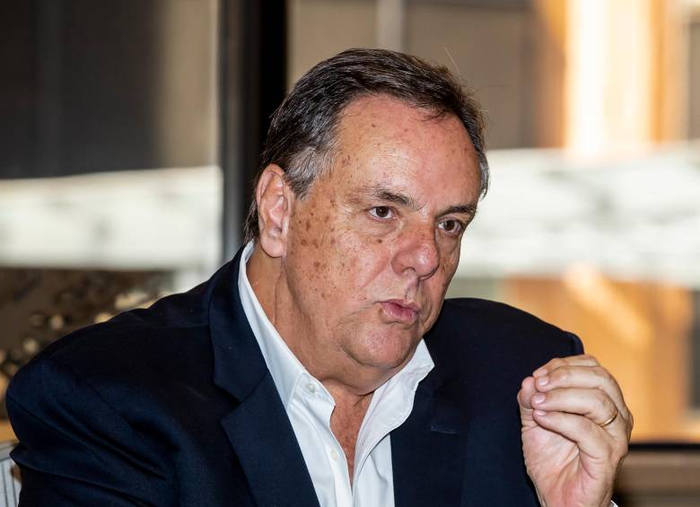 Jorge Mario Velásquez, presidente de Grupo Argos, destacó los resultados de la empresa en 2023. FOTO Jaime Pérez