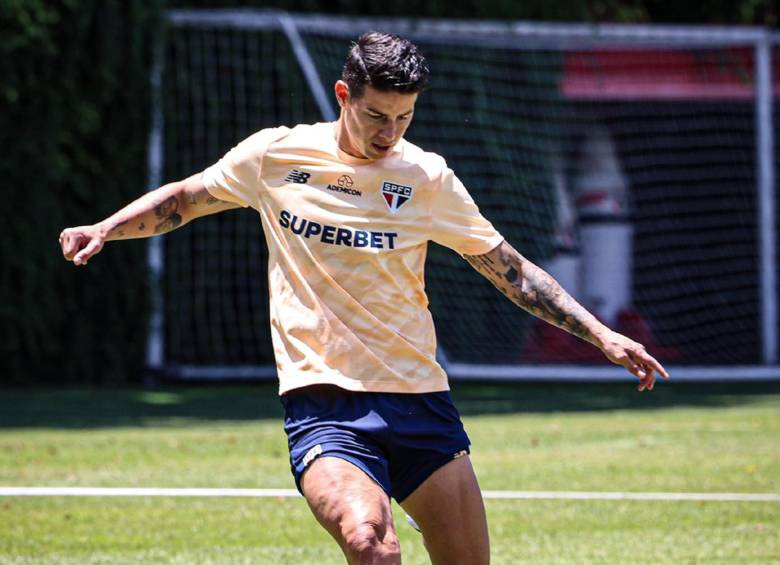 James no juega desde el pasado 26 de noviembre, cuando jugó 70 minutos en el empate 0-0 ante Cuibá. FOTO X-RODRÍGUEZ