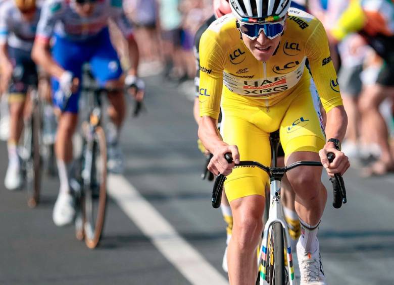 Tadej Pogacar, virtual campeón del Tour de Francia-2025 que dominó a su antojo. Llegará a 4 títulos en la prestigiosa carrera. FOTO GETTY 