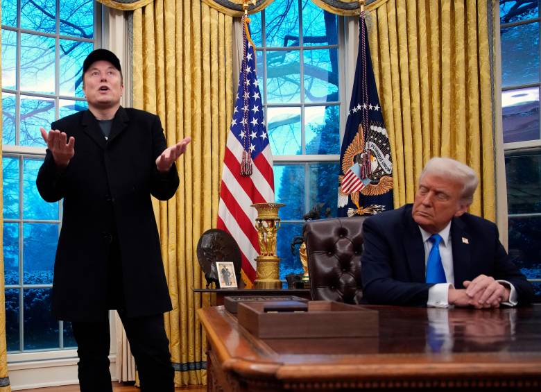  Elon Musk encabezaba la comisión de eficiencia gubernamental de Estados Unidos, conocida como DOGE. FOTO: Getty 