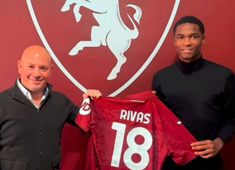 La presentación oficial de Féder Rivas como jugador del Torino de Italia. FOTO TORINOFC