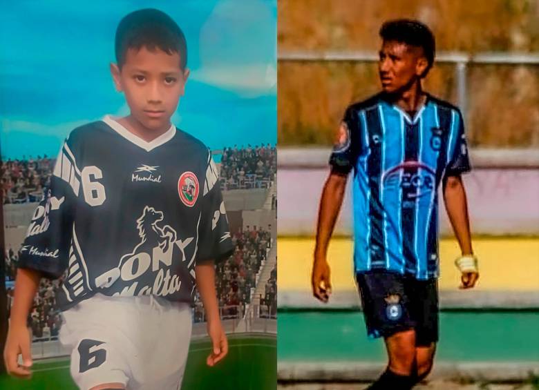 Jhon Mario Tirado Álvarez tuvo la fortuna de participar en el Babyfútbol, uno de los torneos que más anhelan disputar los niños del país. Su camino hacia el profesionalismo lo hacía en Bolivia. FOTO cortesía 