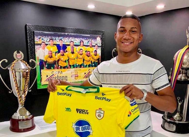 El delantero del Real Cartagena, Rafael Santos Mercado Cerra, fue herido en un ataque sicarial mientras esperaba turno en una barbería, cerca a su casa. FOTO TOMADA REAL CARTAGENA