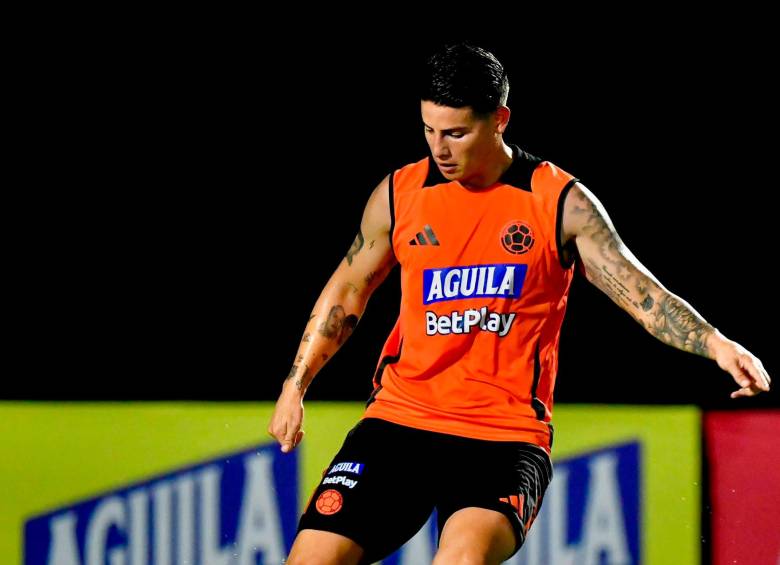 James Rodríguez, una de las figuras de la Selección Colombia. FOTO X-SELECCIÓN