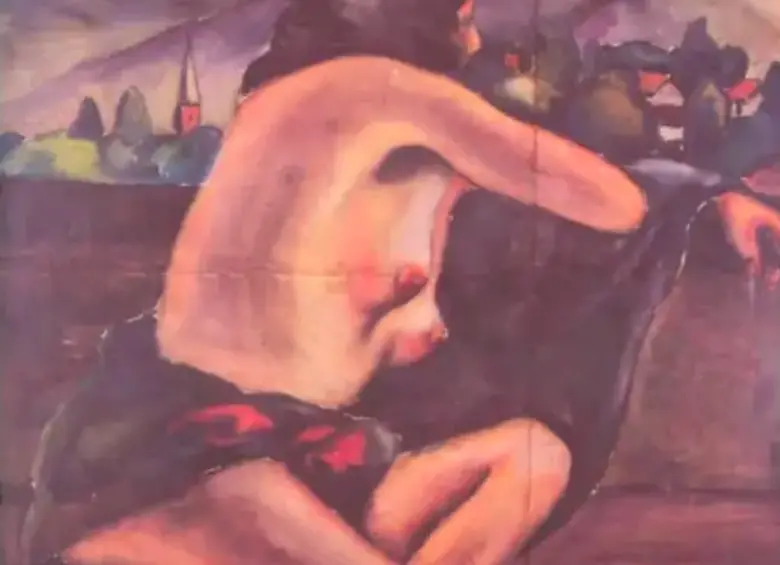 Meditando la fuga (1940), Débora Arango. 