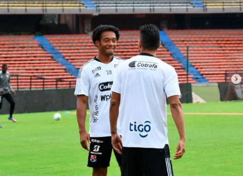 Cuadrado comparte con Christian Marrugo. FOTO DIM