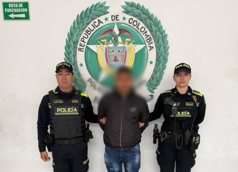 Hombre señalado de tocar las partes íntimas de una adolescente en Medellín. FOTO: POLICÍA