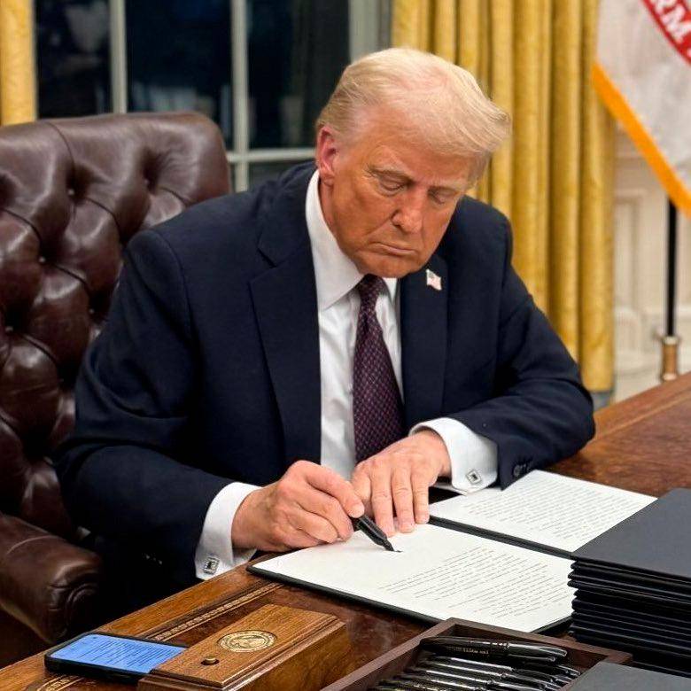 Trump firmará la orden este lunes en la Casa Blanca. IMAGEN TOMADA DE REDES SOCIALES
