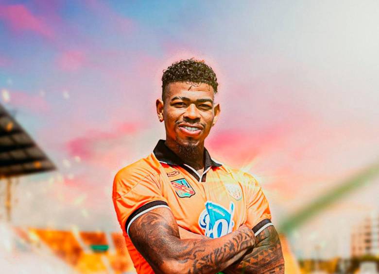 El delantero antioqueño Juan Manuel Cuesta jugará con Envigado en la temporada 2024. El club naranja confirmó su incorporación. FOTO CORTESÍA ENVIGADO