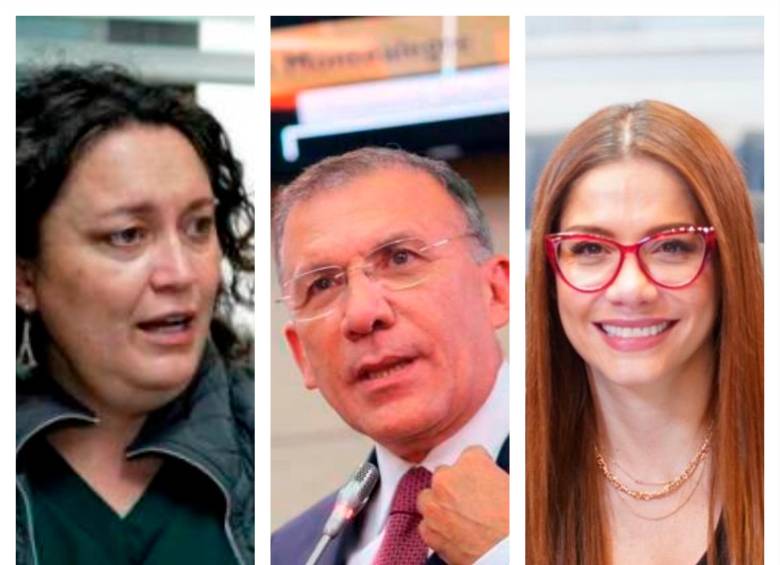 Las congresistas de la Alianza Verde mostraron su descontento por el “recordatorio” de Roy Barreras. FOTO COLPRENSA, EFE Y CORTESÍA