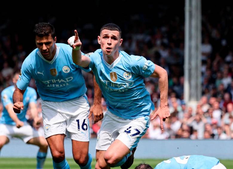 Manchester City, con 85 puntos en la tabla, tomó 2 de ventaja sobre el Arsenal (83) con dos jornadas por jugar. FOTO Tomada de ‘X’: @premierleague