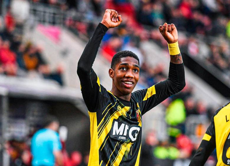 En la temporada actual, Yáser Asprilla participó de 31 encuentros donde tuvo 11 influencias de gol: 6 tantos y 5 asistencias. FOTO @WatfordFC