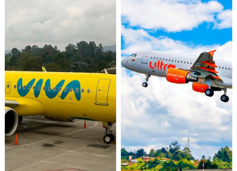 Según el ministro de Transporte, Guillermo Reyes, las dos low cost, Viva Air y Ultra Air, volverían operar en el mercado de trasporte aéreo de pasajeros del país a finales de abril. FOTO Archivo