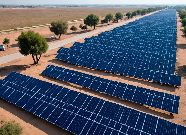La plataforma de Zelestra en América Latina incluye 1,4 GW de capacidad contratada de almacenamiento de energía solar. FOTO generada con IA