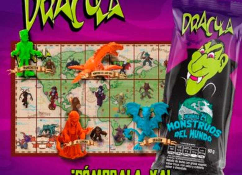 Meals de Colombia anunció su plan de ventas para paletas drácula en Halloween. FOTO: TOMADA DE TWITTER @CremHelado_