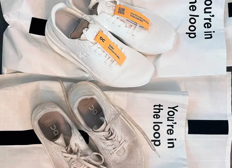 Los zapatos están hechos a base de aceite de ricino, un material que permite reemplazar a los derivados del petróleo. FOTO: ON.