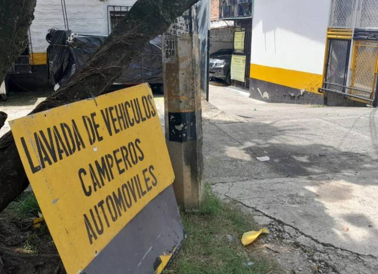 En este parqueadero sucedió el robo de los vehículos. FOTO: EL COLOMBIANO