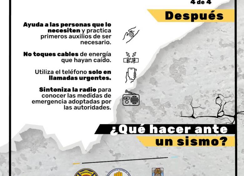 ¿En Medellín están preparados para una evacuación por sismo? Eso es lo que intentarán responder este miércoles con un simulacro