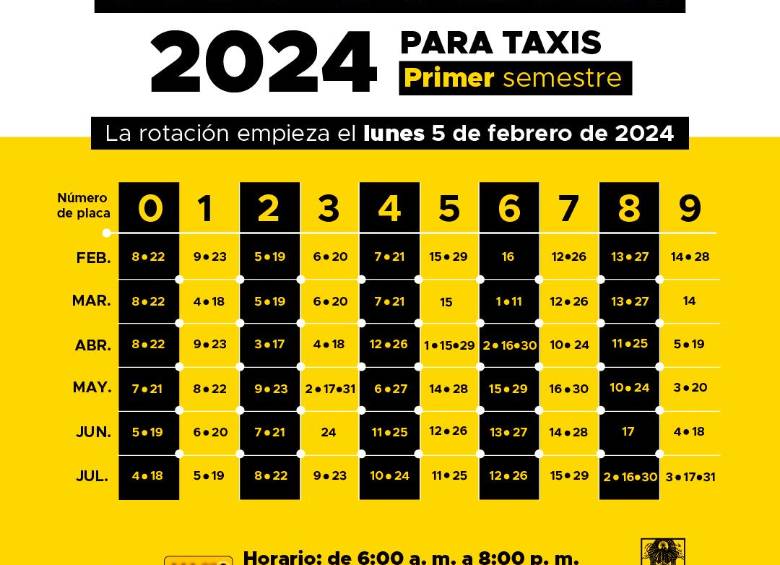 ¡Esté pilas! Este jueves le toca al 3-6 el pico y placa en Medellín