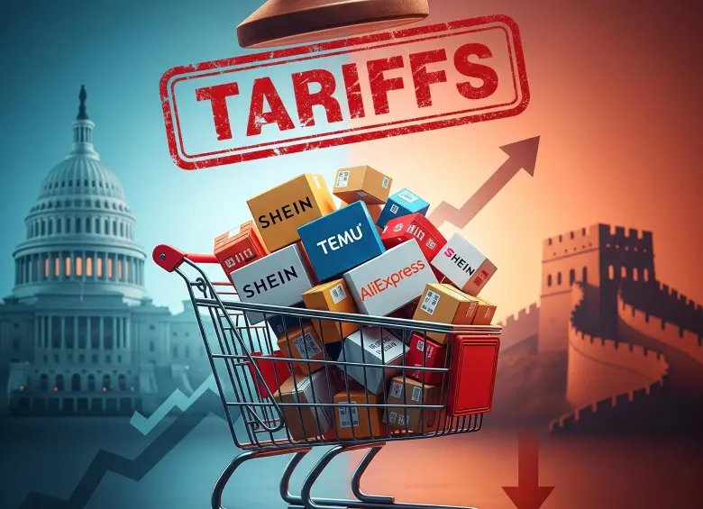 En medio del conflicto comercial con China, Trump ha endurecido su postura frente al gigante asiático, y esta medida representa un golpe directo a los canales logísticos que empresas chinas han usado para conquistar el mercado estadounidense. FOTO: Made with Google AI