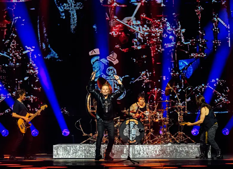 Maná tendrá una única presentación en Colombia, será en el Vive Claro de Bogotá el 28 de noviembre. Foto Colprensa/Maná.