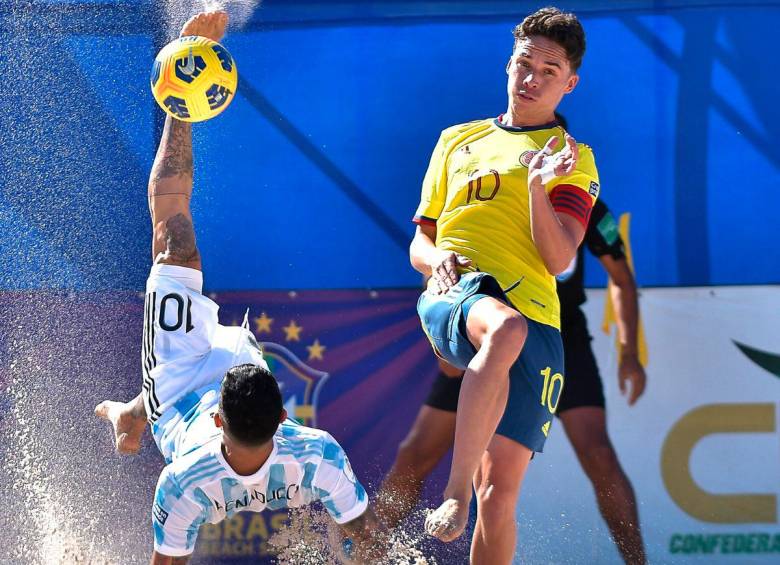 Paisas son la base de la Selección Colombia que compite en la Copa América de fútbol playa