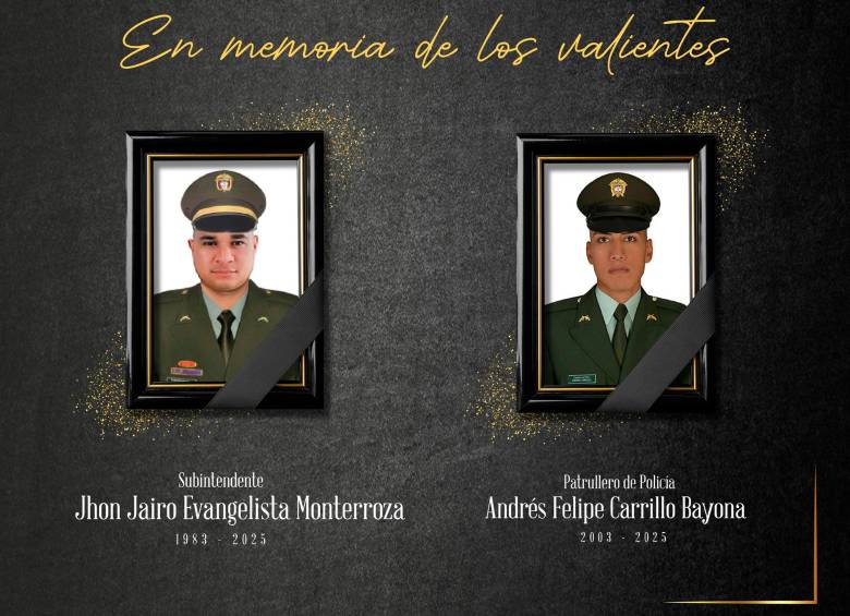 Estos son los rostros de los policías asesinados en el “Plan pistola” de los grupos criminales