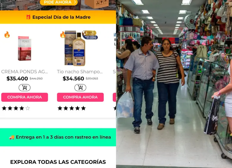 El Hueco está estranando marketplace. FOTO CORTESÍA Y CAMILO SUÁREZ. 
