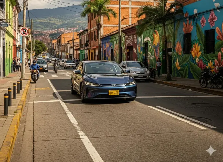 Bogotá lideró ampliamente el mercado con 722 matrículas en agosto, casi el doble frente a las 362 del mismo mes de 2024. En el acumulado del año, sumó 5.358 unidades, un crecimiento del 146,8%. FOTO: Edited with Google AI