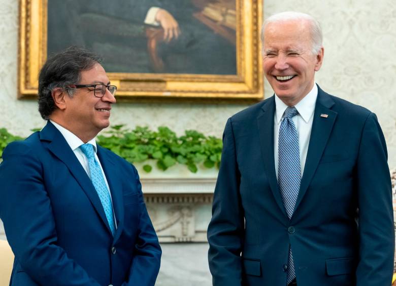 Biden ya recibió este año a Petro en la Casa Blanca. FOTO: Tomada de X (antes Twitter) @POTUS