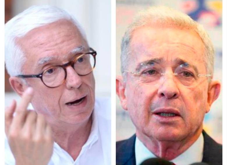Álvaro Uribe y Jorge Robledo han sido contradictores políticos hace más de 20 años. FOTO: COLPRENSA