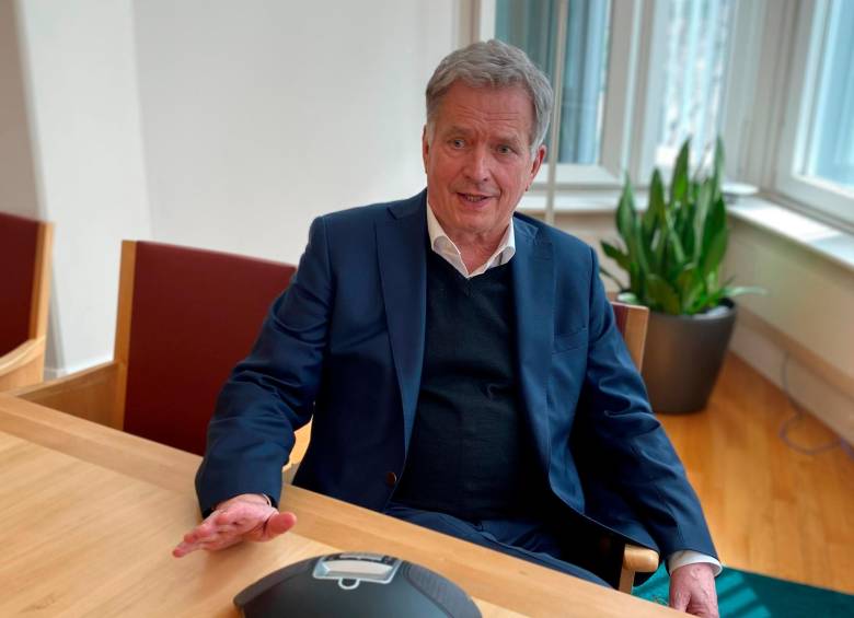 El presidente de Finlandia, Sauli Niinistö. FOTO: TOMADA DE SU PERFIL DE TWITTER. 
