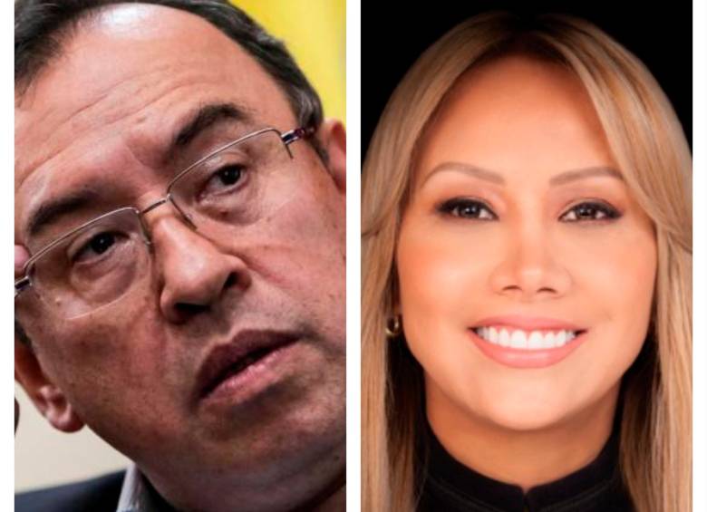 Alfonso Prada fue ministro del Interior y Sandra Ortiz, senadora de la República. FOTO COLPRENSA Y SENADO