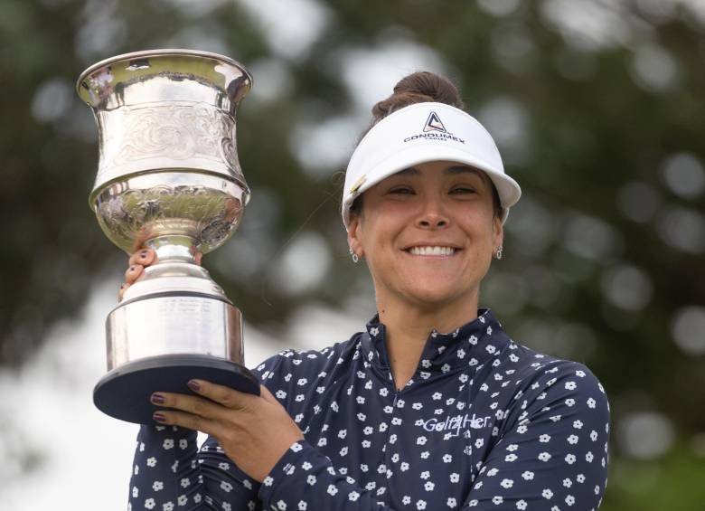 Con la camiseta de Colombia, ganó medalla de oro en los Juegos Panamericanos de 2015 y plata en los Juegos Suramericanos de 2014. FOTO ‘X’: @Fedegolf 