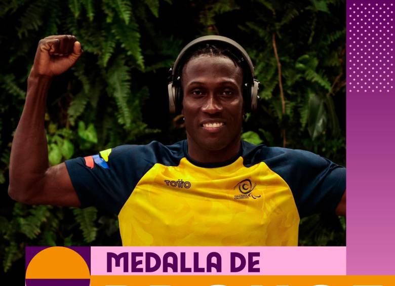 El vallecaucano le dio la tercera medalla a Colombia en las justas multideportivas. FOTO: CORTESÍA COC