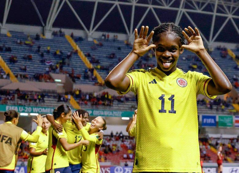 Linda Caicedo disfruta del buen momento que pasa con la Selección de su país. FOTO: FCF
