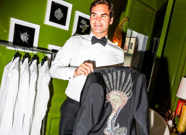 El tenista suizo será uno de los presentadores de uno de los eventos de moda más importantes del año. Foto: Redes sociales.