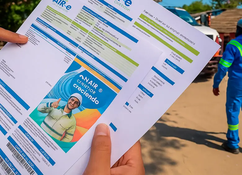 Air-e intervenida anunció que en el primer mes de 2026 no habrá un aumento en las tarifas en los departamentos de Atlántico, Magdalena y La Guajira. FOTO EL COLOMBIANO