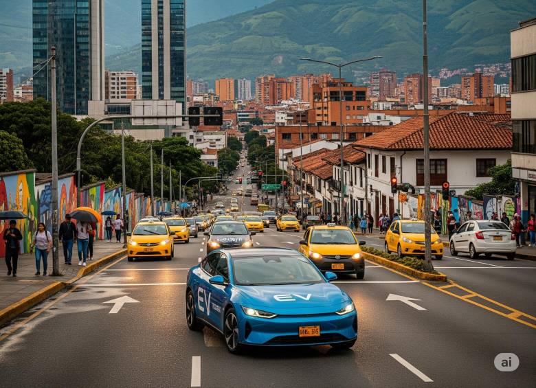 En el acumulado entre enero y julio del 2025, se matricularon 128.876 vehículos nuevos, presentando un crecimiento acumulado del 26,8% respecto al mismoperiodo del 2024. FOTO: ilustrativa generada con IA.