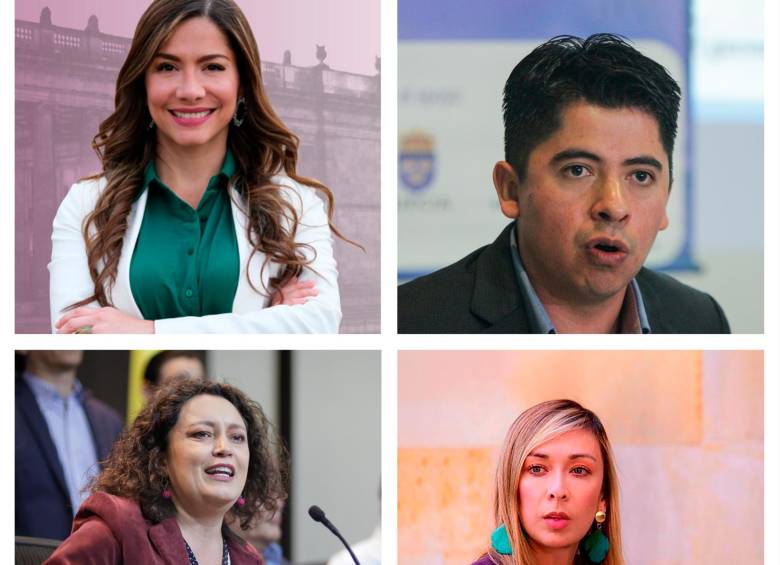 Catherine Juvinao, Ariel Ávila, Angélica Lozano y Katherine Miranda han sido críticos del Gobierno en reformas en el Congreso. FOTO CORTESÍA