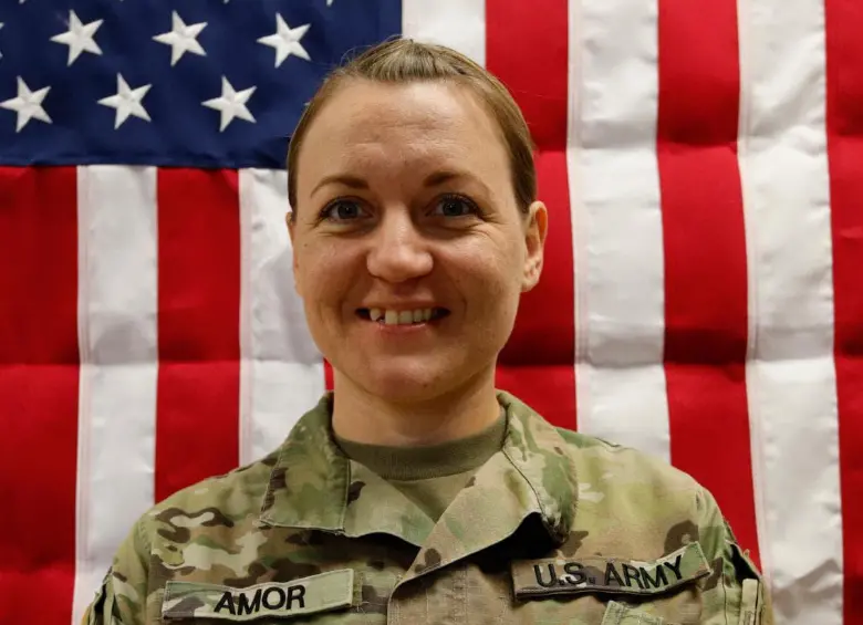 Nicole Amor, de 39 años. FOTO: Ejercito de Estados Unidos.