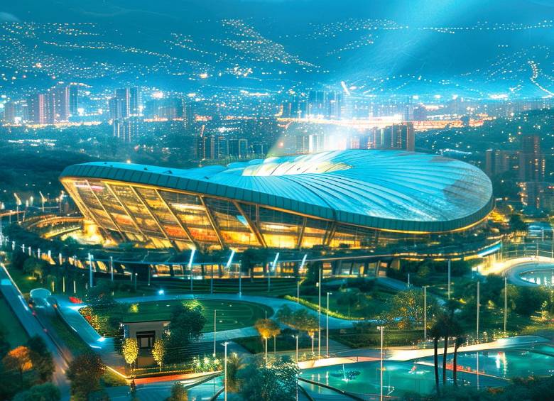 La Arena Medellín es uno de los proyectos ambiciosos que tiene la ciudad para la realización de grandes eventos. FOTO: ILUSTRACIÓN